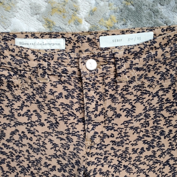 Pilcro and The Letterpress Serif Corduroy Pants - Picture 3 of 9